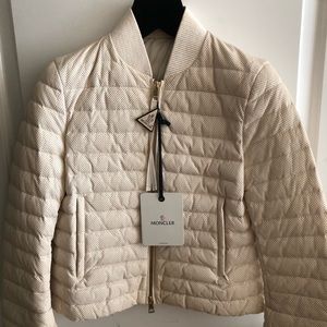 Moncler leather jacket